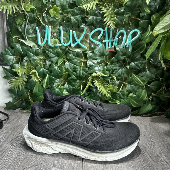New Balance 1080 V13 Men’s Size 12.5 2E Running Shoes M1080B13 black/white main image 10